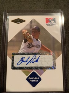 2005 Just Minors Justifiable Autograph Card Of Brandon Parillo!!