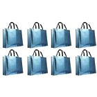8 Pcs Reusable Gift Bags With Handles Wrapping Bulk Clear Tote Packing