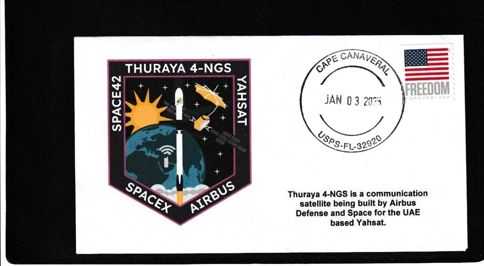 SpaceX Thuraya 4-NGS Launch Cover - Image 1 of 1