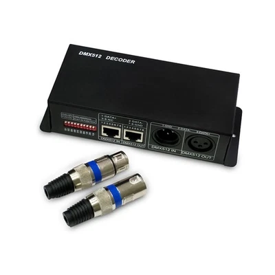 DC12V~24V LED RGBW DMX 512 Controller Decoder Dimmer 4 Channel 8A Stripe Light M - Image 1 of 4