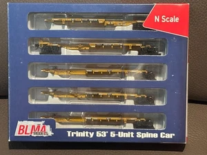 Spur N BLMA #12004 Trinity 53' 5-unit Spine Car TTX TTAX #555135 - Bild 1 von 2