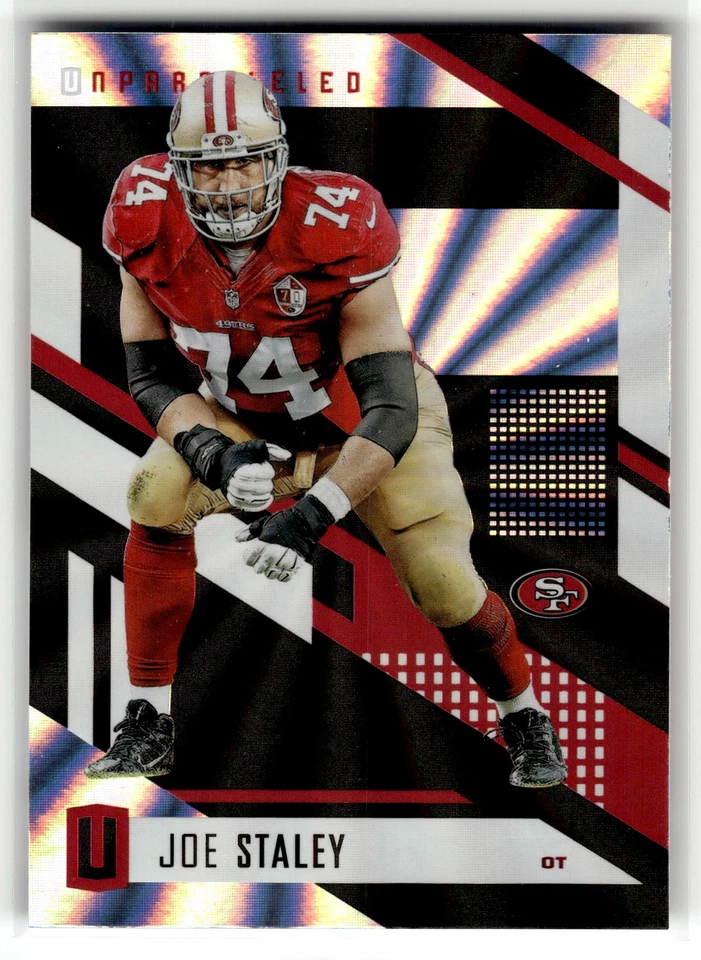 Joe Staley 2017 Panini Unparalleled #194 San Francisco 49ers Rainbow Spokes - Imagem 1 de 1