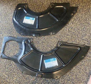 Vintage GM GENERAL MOTORS SMALL BLOCK FLYWHEEL SHIELDS SET - Picture 1 of 6