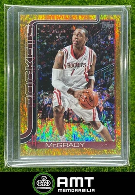 2025-26 Topps #263 Tracy McGrady Gold Holo Foil 38/50 Houston Rockets - Image 1 of 3