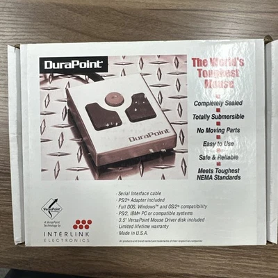 NEW DURAPOINT VP2000 INDUSTRIAL MOUSE  “ THE WORLD’S TOUGHEST MOUSE” - Image 1 of 2