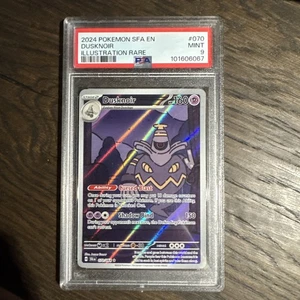 2024 Pokemon Shrouded Fable DUSKNOIR 070/064 Illustration Rare PSA 9 - Picture 1 of 4