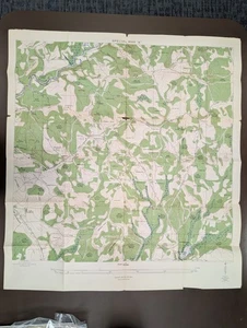 R.O.T.C. militar estadounidense 1935 MAPA ESPECIAL A - 31" X 33" - BAÑERA RH-7 - Imagen 1 de 3