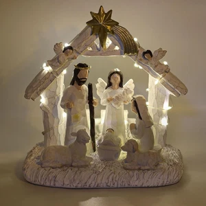Set Natività da Interno– Presepe con Mangiatoia, Presepe Natalizio e Statuina - Foto 1 di 9