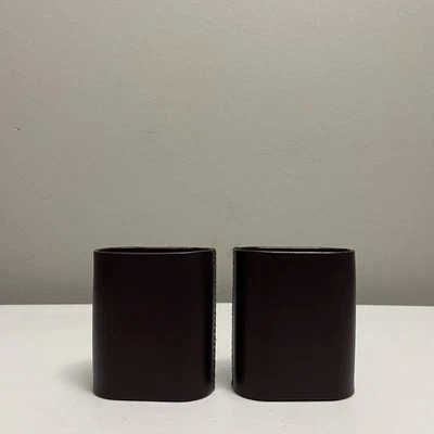 Coctelera de dados de backgammon vintage tazas marrón imitación cuero pieza de juego de repuesto Foto 1 de 4