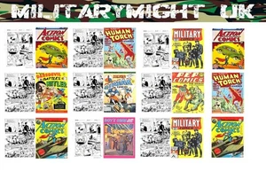 FIGURAS 120mm ESCALA 1/16 - 1/18 SEGUNDA GUERRA MUNDIAL COMICS MODELO DIORAMA - Imagen 1 de 1