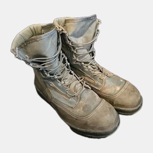 Belleville Combat Boots 630 ST Men's Sz 12.5 R Safety Toe Green Hot Weather A/F - Picture 1 of 16