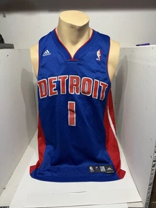 VTG 2008 Detroit Pistons Allen Iverson NBA Basketball Jersey Mens S Sewn adidas - Picture 1 of 11