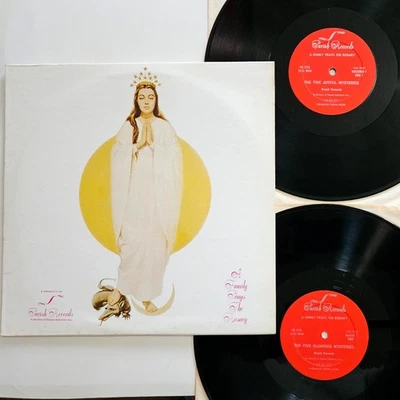 Vintage Double LP: A Family Prays The Rosary - Sacred Christian Catholic + Hymns - Image 1 of 4