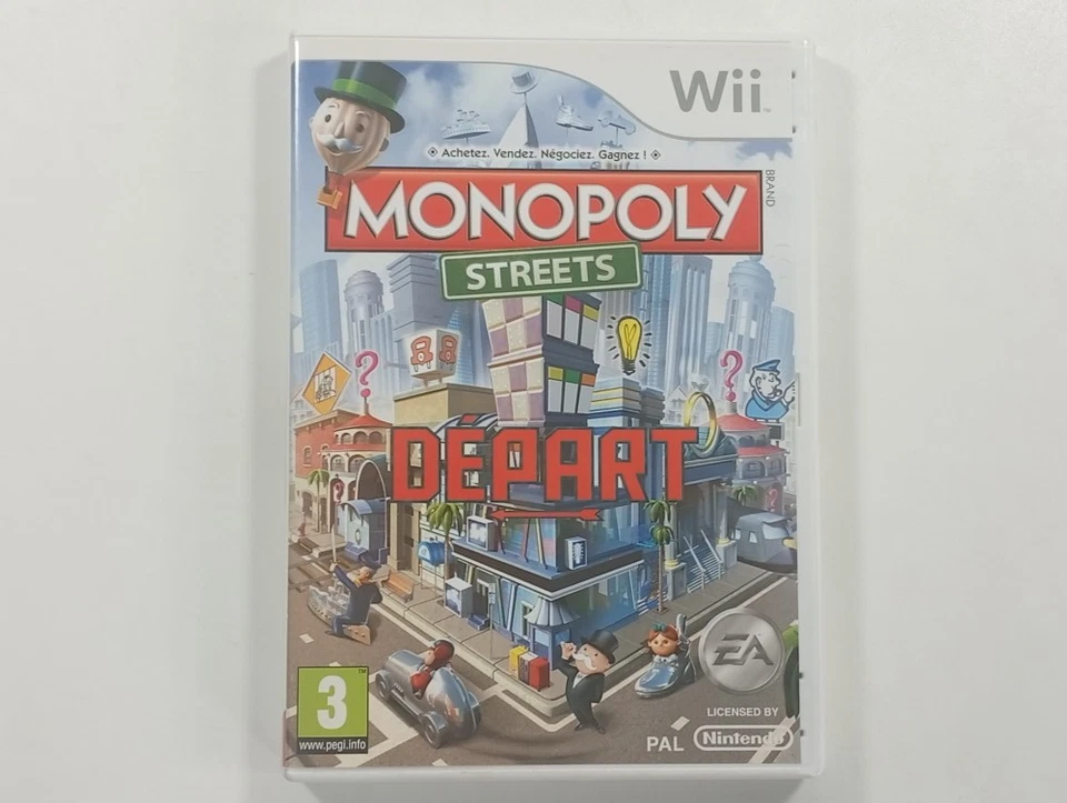 MONOPOLY STREETS NINTENDO NINTENDO WII PAL-FRA OCCASION - Photo 1/4