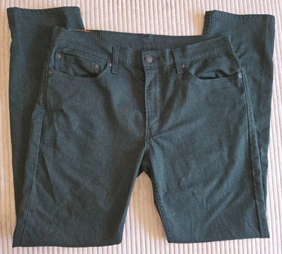 Pantalones de mezclilla verde oscuro Levi's 511 para hombre talla 34X32 Foto 1 de 4