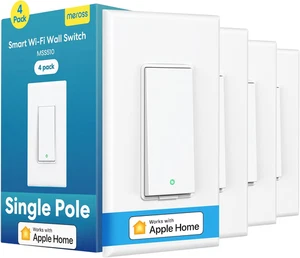 Smart Lichtschalter 4er Pack, kompatibel mit HomeKit, Alexa, Google Assistant - Bild 1 von 15