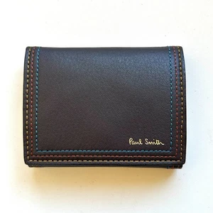 Portafoglio Paul Smith vera pelle bifold portafoglio compatto porta carte ottimo - Foto 1 di 7