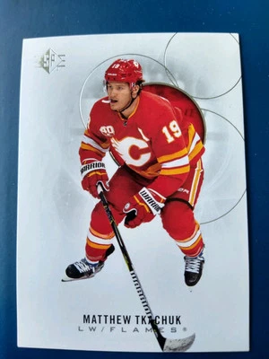 2020-21 SP Authentic Matthew Tkachuk #10   Calgary Flames - Image 1 of 2