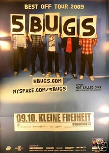5 Bugs - Osnabrück 2009 Konzert-Poster  A1 - Picture 1 of 1