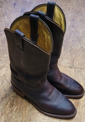 BOTAS VAQUERAS OCCIDENTALES CHIPPEWA 20012 de cuero marrón para hombre talla 11D ¡Bonitas!  USA  Foto 1 de 4