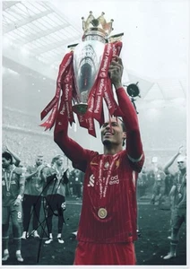 Virgil van Dijk Hand Signed Photo A4 Autograph Includes COA Liverpool Fc - Picture 1 of 1