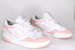 New Balance 550 Little Kid White Pink Haze Basketball Größe 4 Jugend Mädchen - Bild 1 von 17