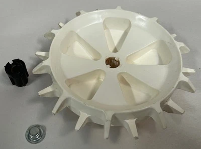 Rociador de jardín de césped original Nelson de colección tractor de viaje rueda trasera (A6) Foto 1 de 4