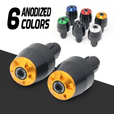 Extremos de barra de motocicleta STORM 7/8" dorados para Ducati Panigale 1199/899 13 14 15 16 Foto 1 de 4