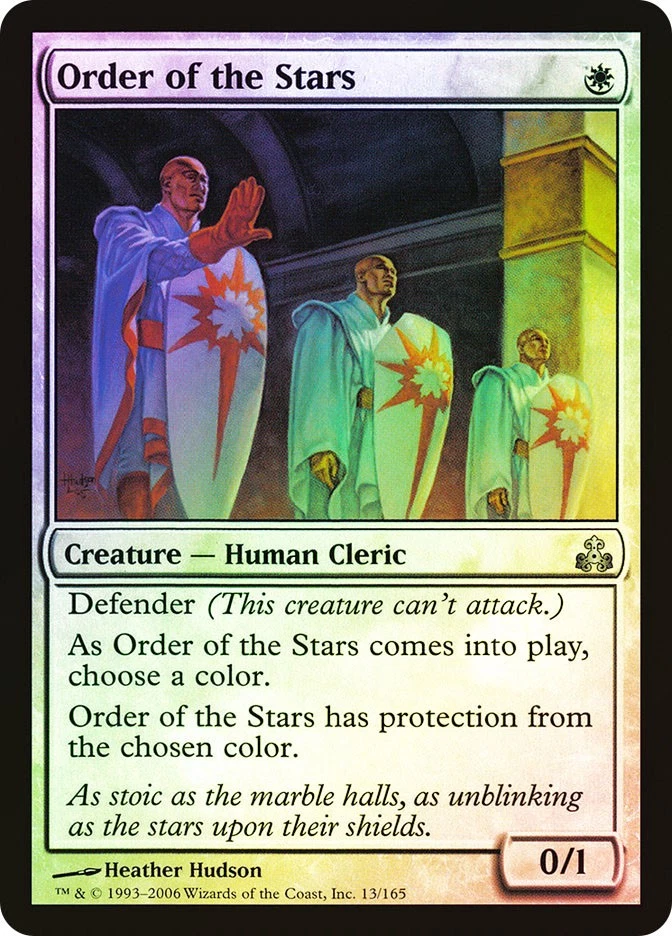 MTG FOIL Order of the Stars  - Guildpact #13 - Image 1 of 1