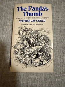 The Panda's Thumb Stephen Jay Gould 1982 Norton Paperback Vintage Science Book - Foto 1 di 5