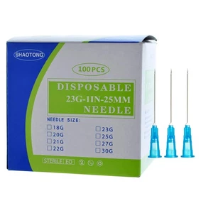 Sterile Einwegnadeln 100er Pack (23G-1IN)  - Bild 1 von 7