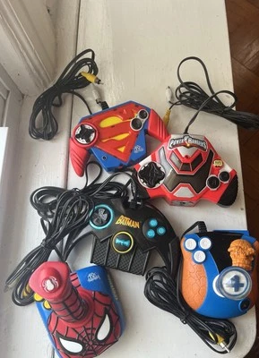 Lot Of 5 Plug And Play Spider-Man, Fantastic Four, Batman, Superman, Power Range - Image 1 of 4