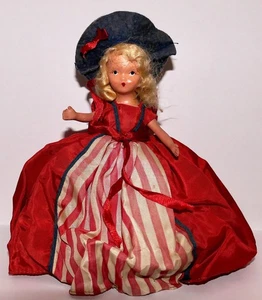 1940er Nancy Ann Storybook Puppe JULI #193 Eine sehr unabhängige Lady Month Serie - Bild 1 von 13