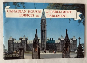 CASAS CANADIENSES DEL PARLAMENTO/EDIFICIOS du PARLEMENT-FOLLETO DE RECUERDO DE COLECCIÓN - Imagen 1 de 5