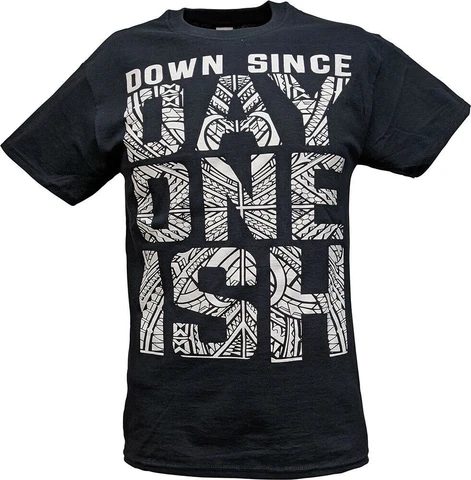 The Usos Down Since Day One Ish Mens Black T-shirt Cover