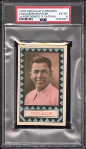 1934 Cioccolato Abissinia VASCO BERGAMASCHI Cycling. LOW Pop. PSA 6. - Picture 1 of 4