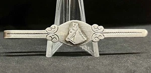 Meravigliose antiche CRAVATTE STRINGI cavallo design equitazione artigianale argento made - Foto 1 di 16