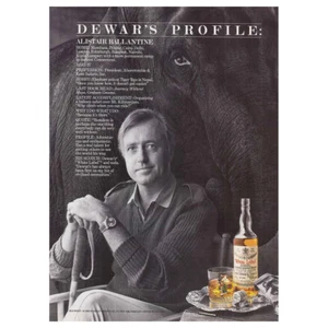 1986 Dewar's White Label: Alistair Ballantine Vintage Print Ad - Bild 1 von 1