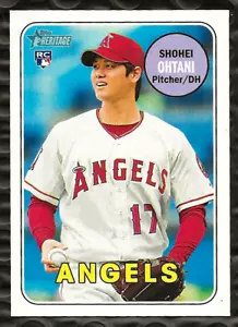 2018 Topps Heritage #17 Shohei Ohtani (variación de novato) Angels - Imagen 1 de 2