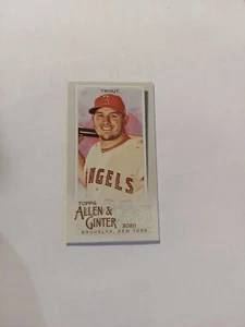 2020 Topps Allen & Ginter's - Mini A&G Back #85 Mike Trout - Picture 1 of 2