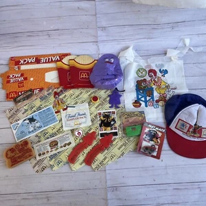 1986 McDonalds VALUE PACK Scatola per alimenti Coca Cola e varie collezioni di cose - Foto 1 di 12