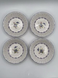 4 Nikko Blue Peony Fruit/Dessert Bowls 5.5” Dishwasher Microwave Oven Safe GUC - Picture 1 of 5