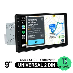 4G+64G 9 Inch Touchscreen Bluetooth GPS Navigation WiFi FM Support Backup Camera - Picture 1 of 16