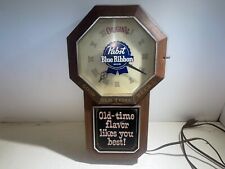 Vintage 20" Pabst Blue Ribbon Old Time Wall Clock