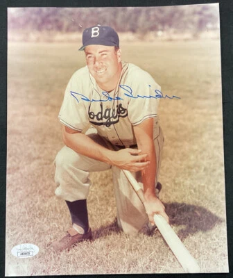 DUKE SNIDER Signed Autographed 8x10 Brooklyn Dodgers Photo Auto JSA AB39433 - Image 1 of 4