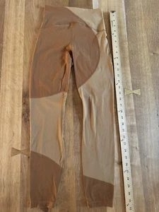 LULULEMON Nulu Colour Block High-Rise Tight 25" in Copper Brown Sz 2 W9723 - Picture 1 of 6