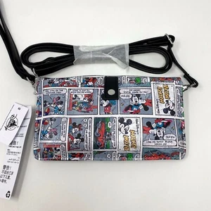 Nueva con etiquetas billetera con tiras cómicas de Mickey Mouse de los parques Disney con pulsera y correas para el hombro - Imagen 1 de 12