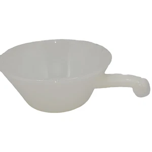 Soup/Chili Bowl w/handle ~ Milk Glass ~ Fire king ~ Anchor Hocking ~ Vintage - Picture 1 of 9