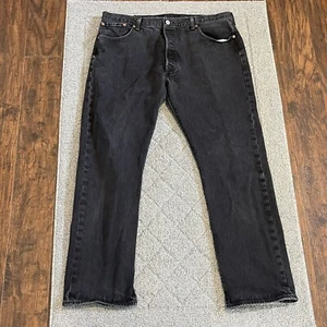 Jeans Levis 501 Para Hombre 40x32 (31) Negro Botón Mosca Pierna Recta Denim Clásico - Imagen 1 de 10