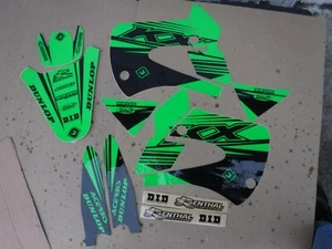 FLU DESIGNS PTS5  GRAPHICS KAWASAKI KX85 KX100  2001-2013  - Picture 1 of 1